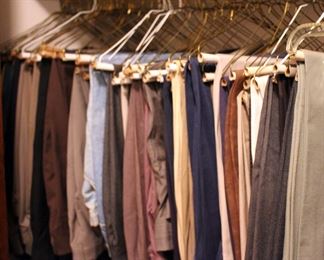 Slacks, many sizes