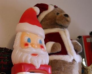 Santa blow mold
