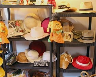 An assortment of hats