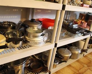 Pot pans kitchen items