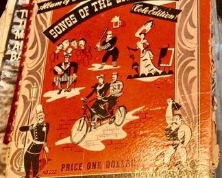 Sheet music and paper memorabilia 