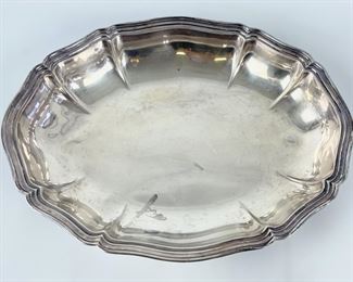 226 Grams Fine Wilhelm T Binder WTB German 800 Silver 9.75� Bowl
