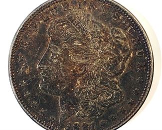 1921-D US Morgan Silver Dollar
