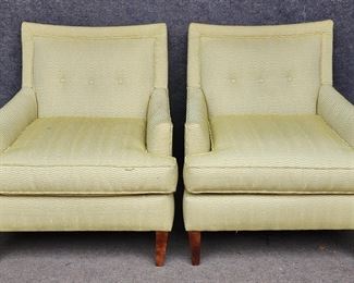 2 Rowe Furniture Modern Lounge Chairs
