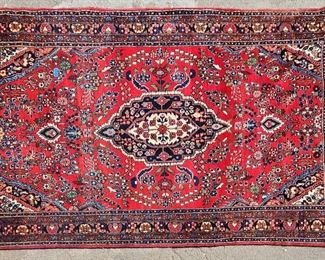 Fantastic Vintage Persian Wool Area Rug Hand Knotted Large
