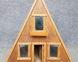 Mid Century Modern A Frame Doll House
