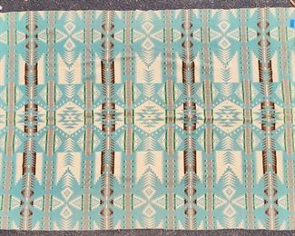 Antique Wool Beacon Blanket Pendelton Native American Design
