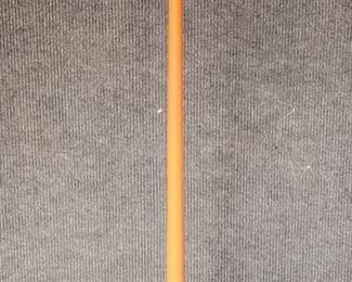 Vintage Mid Century Modern MCM Orange Torchiere Floor Lamp
