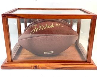 Art Monk #81 Washington Redskins Autographed Football
