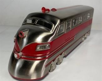 Vintage Metal Electric Model Train With Lights, Horn and Sounds, Not Tested - No Cord Included
