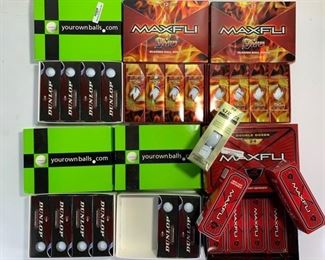 25 MaxFli and Dunlop Three-Packs of Golf Balls - 75 Balls Total -
