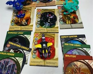 2009-2010 Bakugan Battle Brawlers and Brawler Cards - Both metal and Paper Cards - Includes Clear Fencer, Red Drago Dragonoid, Viper Helios, and More
