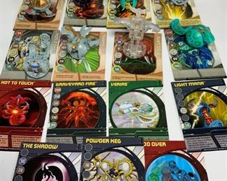 2009-2010 Bakugan Battle Brawlers And Brawl Cards - Includes Metal and Paper cards, Clear Brawler and More
