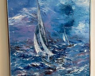 Heavenly by Gabriels Prancans, Large Original Oil 