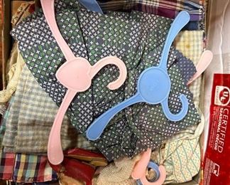Totsy hangers / doll clothes
