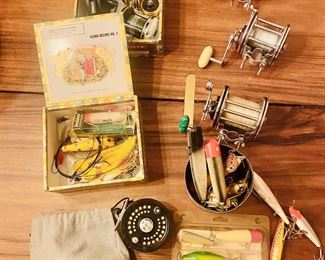 Penn Senator saltwater reels, fly fishing reels, saltwater lures