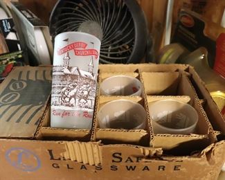 SET OF 8  1965 Kentucky Derby Glass Churchill Downs Mint Julep Run for the Roses