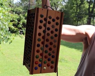 Cool Hanging Marble Lamp 