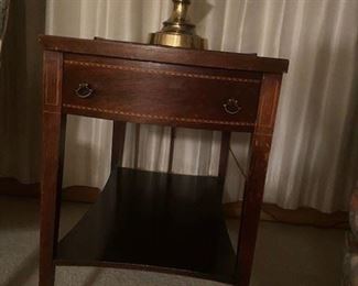 Mersman Mongany Inlaid End Table