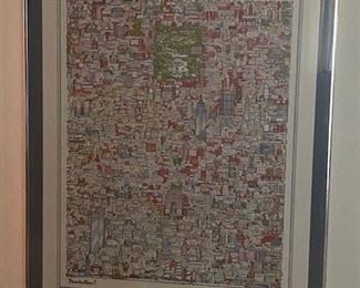 Iconic Manhattan! by Tony Graham Print Framed