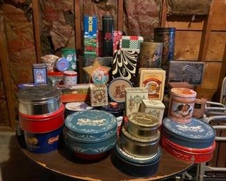 Lots of Tin Box - great for storage and organization your choice $2
