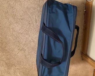 Samsonite soft-sided carry-on bag (top view)