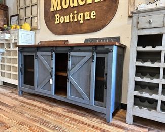 Barndoor TV Stand