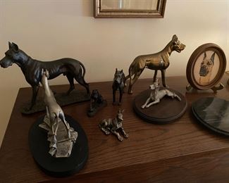 Great Dane collectibles from famous makers.