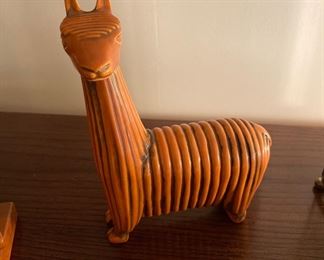 Really groovy ceramic llama.