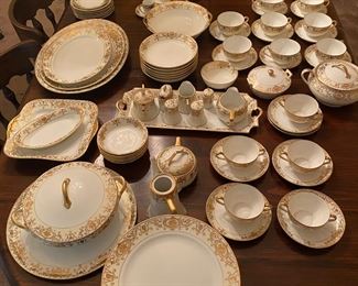 Noritake 175 Christmas Ball China set! One of the all time greatest patterns. This monster of a set includes 95 total pieces counting items with lids as a single piece. 12 dinner plates, huge platters, and several hard to find pieces highlight the collection.