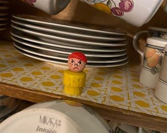 This angry little fella was my companion while setting up the sale. See how many photos you can spot him in!'