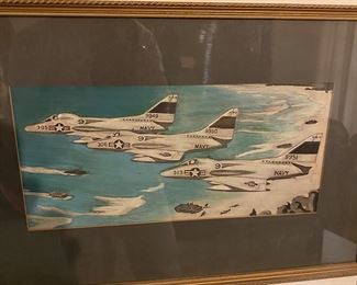 Trio of A-4 Skyhawks cruising over the beach at Chu Lai.