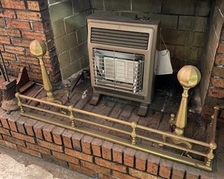 Cool fireplace trimmings.