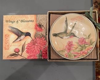Vintage Dahlia Wings & Blossoms Miniplates