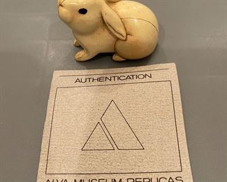 Vintage Alva Museum Replicas Rabbit