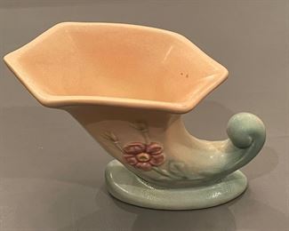 Vintage Hull Pottery Cornucopia
