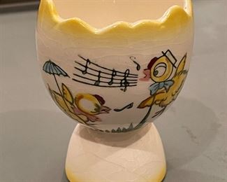 Vintage Tilso Song Birds Ceramic Egg Holder