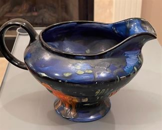 Vintage Mexican Dripware Pottery Pitcher