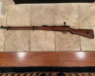 WWII Japanese Arisaka Type 99 Rifle, 7.7 Caliber, Intact Mum, Long Carbine, 1939, May be Battlefield Pickup.