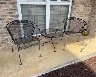 3-Piece Wrought Iron Patio Set