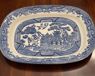 Vintage Royal China Willow Ware Serving Platter