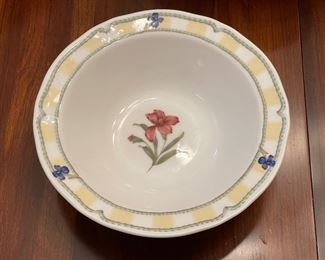 Noritake Summer Estate Cereal/Soup Bowl X 8