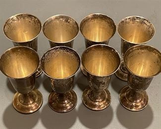 Vintage Fisher Sterling Silver 2 oz Shot Chalet (unweighted)