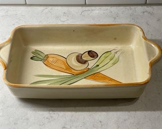 Vintage/Retro Carrot & Mushroom Baking Pan