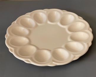 Vintage Oval Deviled Egg Platter