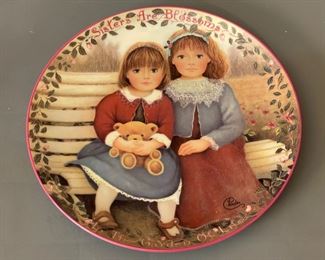 Sisters Are Blossoms Collector Plate by Bradford Exchange