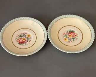 Vintage Johnson Bros. Windsor Ware Floral Dessert/Berry Bowls