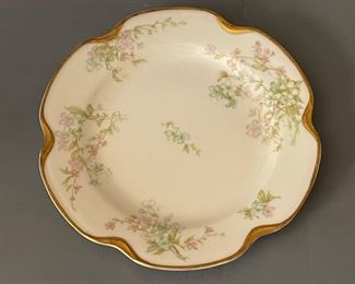 Vintage Haviland China Bread Plate w/ Gold Trim