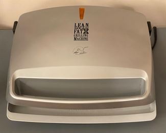 George Foreman Lean Mean Fat Reducing Grilling Machine w/ Two Drip Trays
