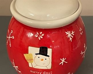 Hallmark Holiday Merry Day Christmas Cookie Jar